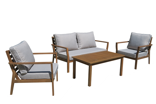 JONAS 4 PIECE OUTDOOR LOUNGE SETTING